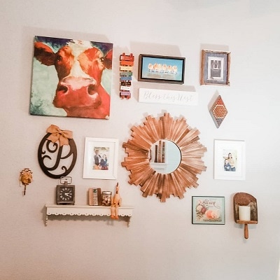 DIY Vintage Farmhouse Gallery Wall