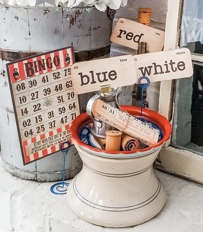 Repurpose For A Patriotic Farmhouse Look