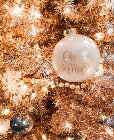 Decorate on a budget for Christmas using jewelry.