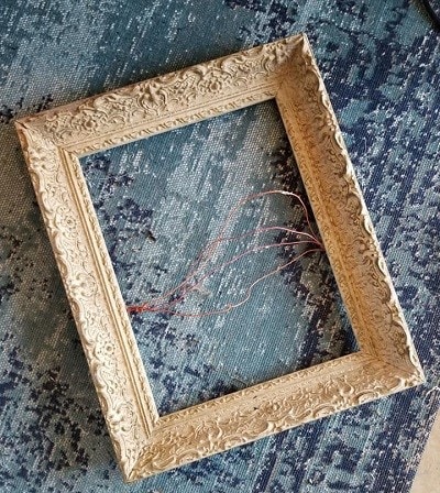 Picture Frame Makeover with tips to clean and ways to repurpose