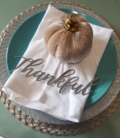 Fall Table Setting Ideas with Dollar Store Products