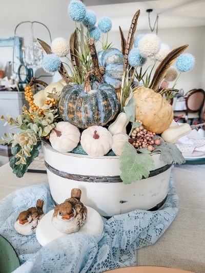 Fall Dining Table Decor Idea