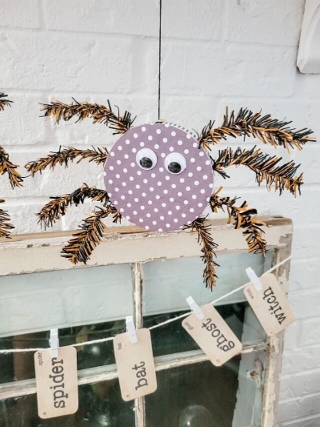 Repurpose A Halloween Tree To Make A Cute Spider Story