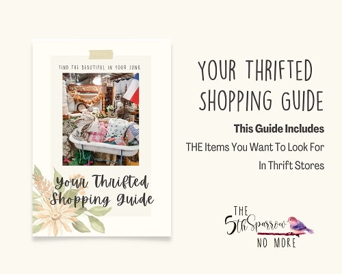 A thrift shopping list and idea eBook