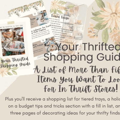 A List of More Than Fifty Items You Want To Look For In Thrift Stores Plus More