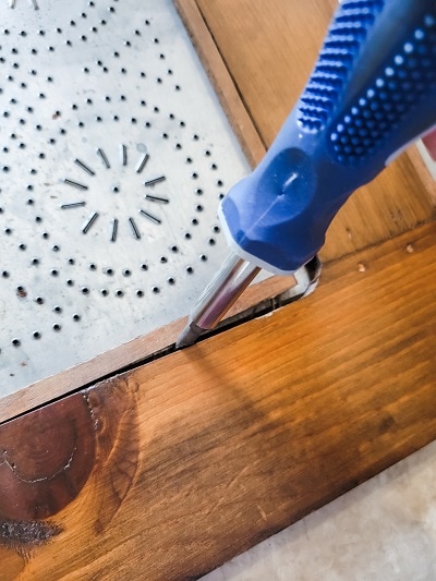 A pie safe makeover and easy furniture distressing