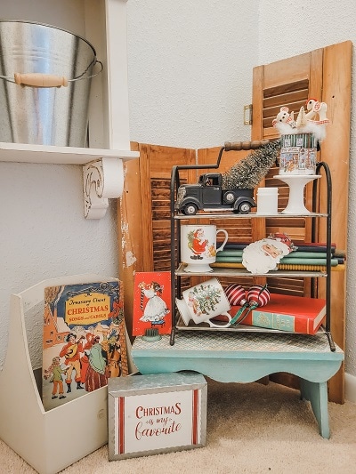 A new use for an old tin - a Christmas diorama