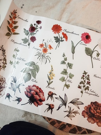 Create a Spring table inspired by botanical prints