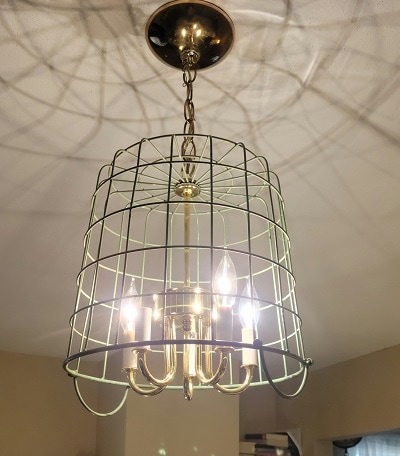DIY Chandelier Project for the One Room Challenge Week Two