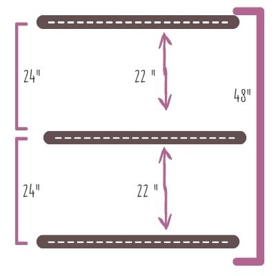 diagram for hanging pegboard