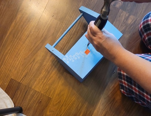 Thrifted Toolbox for Farmhouse Centerpiece