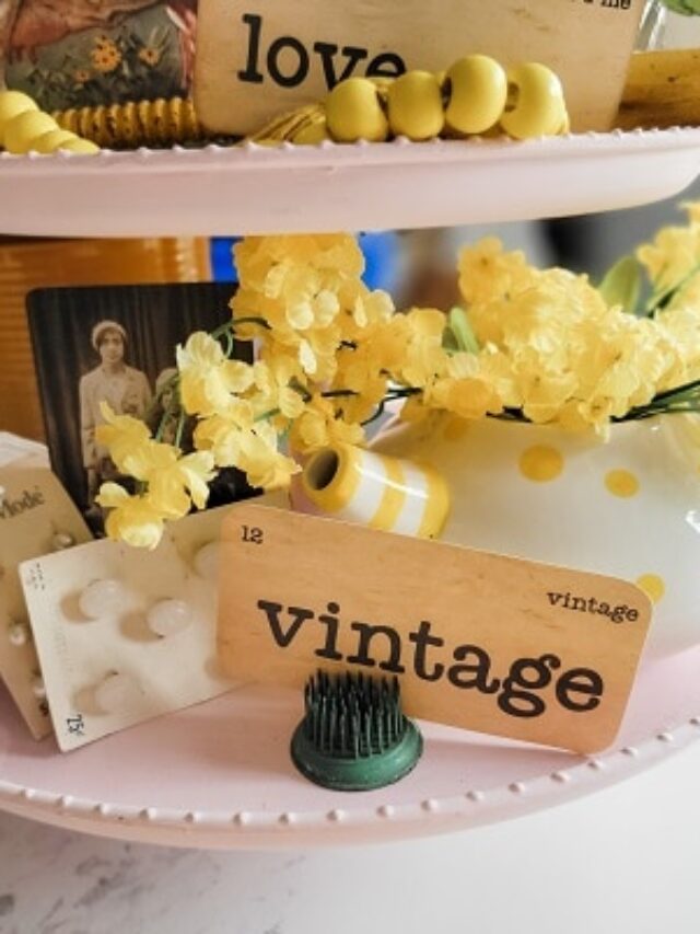 Using Vintage Flashcards In Your Home Story