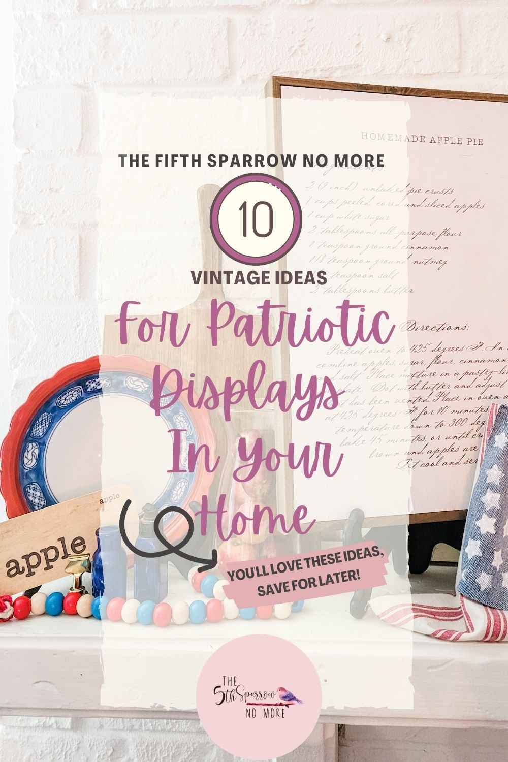 Ideas For Patriotic Décor Pinterest Pin