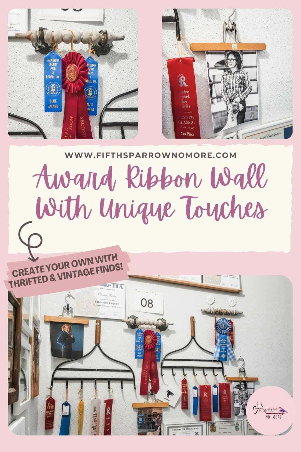 Make a Stunning Ribbon Display with Thrifted Pieces