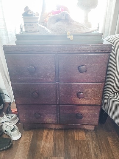 A dresser makeover changed into card catalog