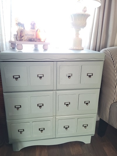 The Dresser Turned Into An Apothecary Cabinet