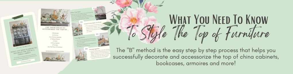 Decorate and Accessorize Tall Furniture