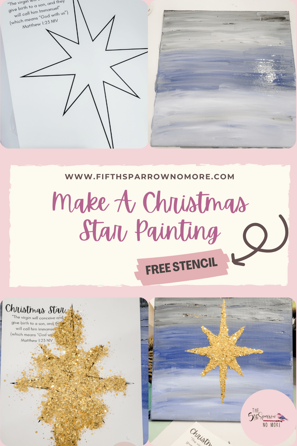 How To Paint A Christmas Star