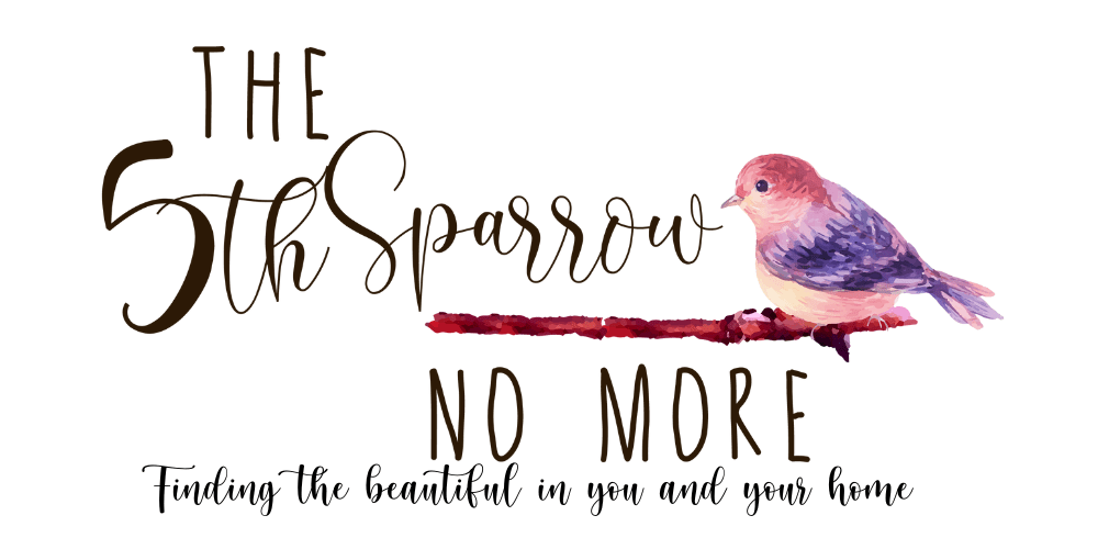 The Fifth Sparrow No More, Finding the beautiful in you and your home Logo