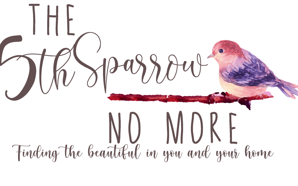 The Fifth Sparrow No More, Finding the beautiful in you and your home Logo