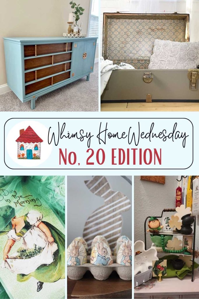 Link up your blog posts to Whimsy Home Wednesday Blog Link Party No. 20. See the hosts' projects, the featured blogs and linked blog posts.