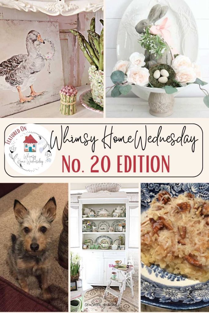 Link up your blog posts to Whimsy Home Wednesday Blog Link Party No. 20. See the hosts' projects, the featured blogs and linked blog posts.