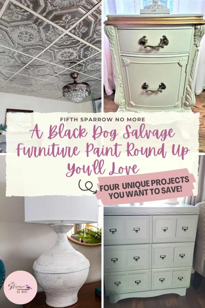 Bloggers share a Black Dog Salvage Furniture Paint round up you'll love! Four different projects show you the versatility of this paint!