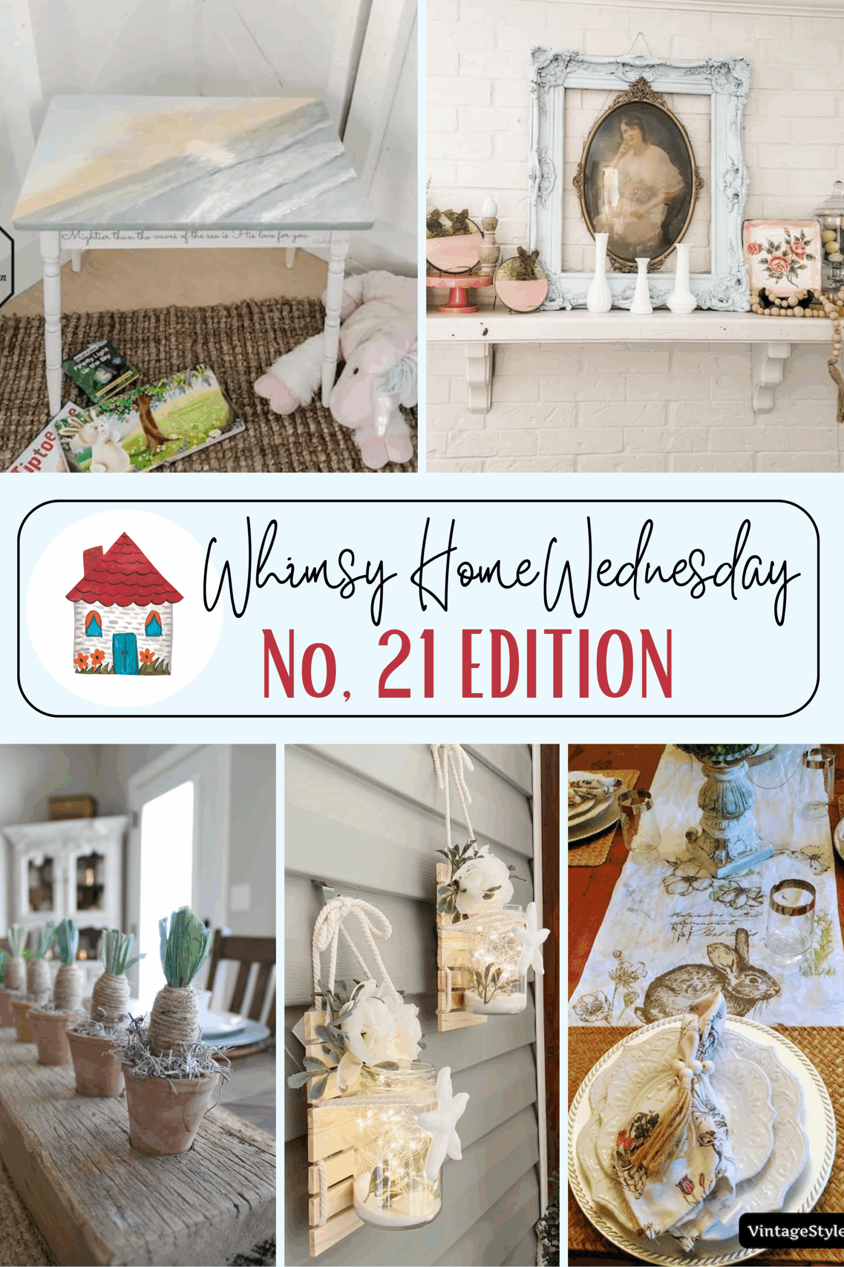 Link up your blog posts to Whimsy Home Wednesday Blog Link Party No. 21. See the hosts' projects, the featured blogs and linked blog posts.