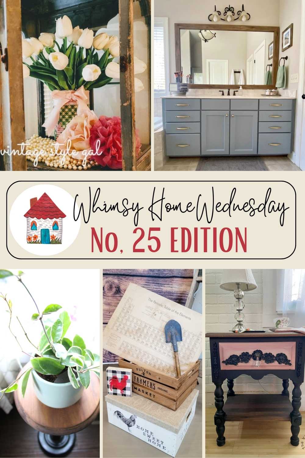 Whimsy Home Wednesday Blog Link Party No. 25