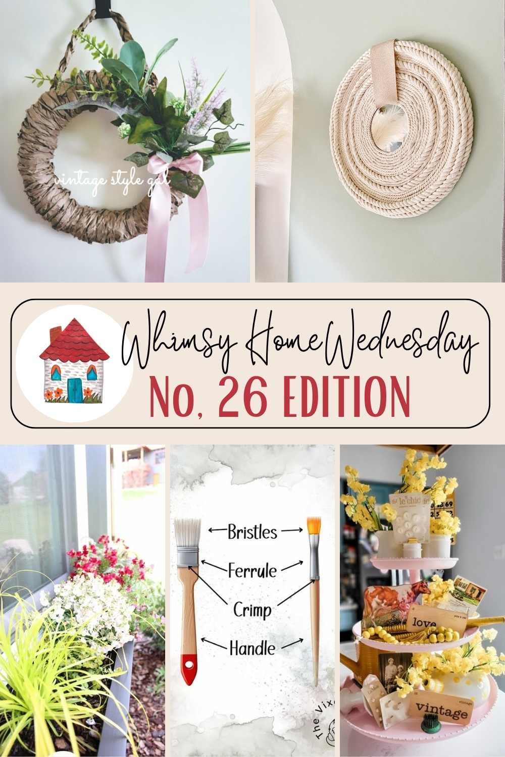 Whimsy Home Wednesday Blog Link Party No. 26