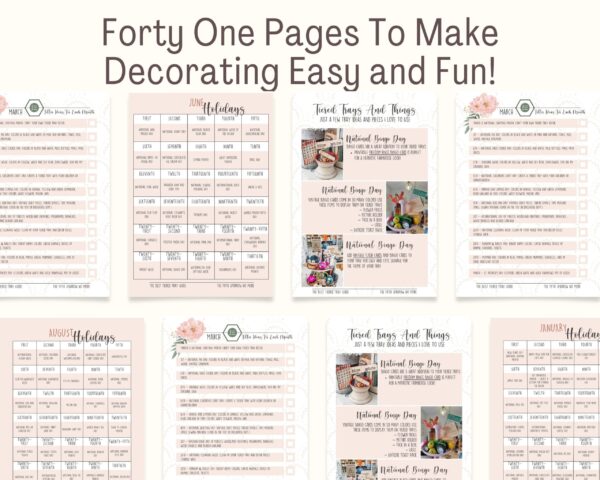 The Best Tiered Tray Guide is the best ever - 365 tiered tray themes, hundreds of filler ideas, and pictures to share placement techniques, DIYs and more.
