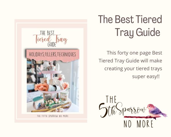 The Best Tiered Tray Guide is the best ever - 365 tiered tray themes, hundreds of filler ideas, and pictures to share placement techniques, DIYs and more.