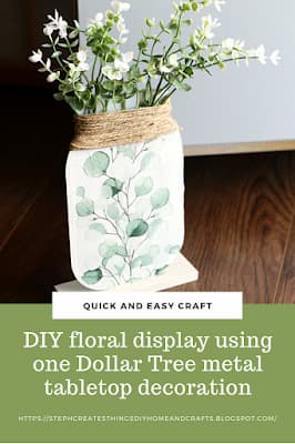 Jar craft with eucalyptus image