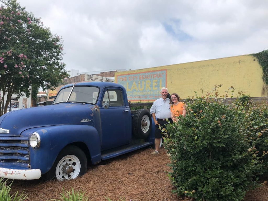 The blue truck by laurel mercantile co.