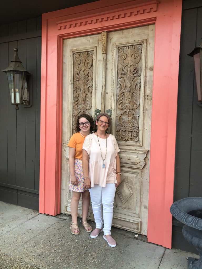 The fabulous doors at Rusty Chandelier Laurel Mississippi