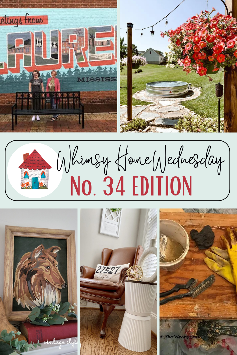 Whimsy Home Wednesday Blog Link Party No. 34