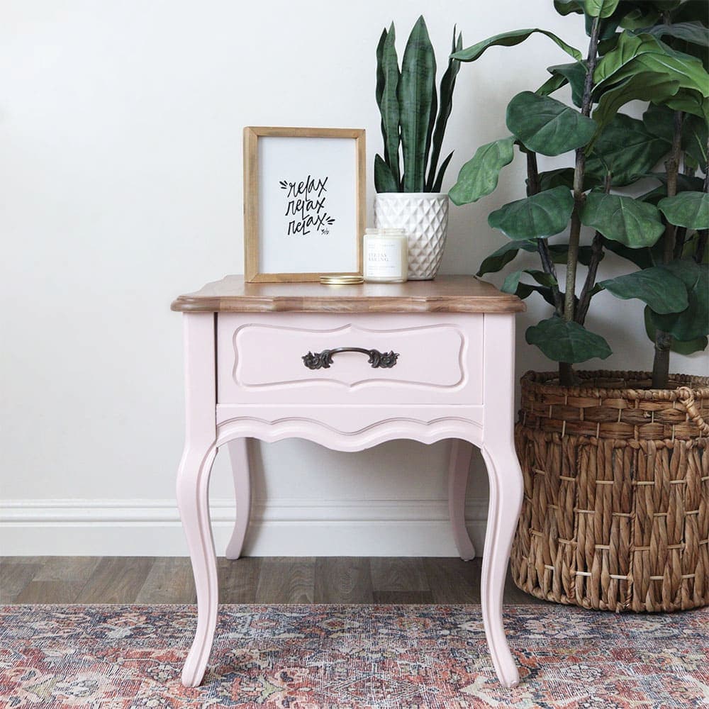 Pink nightstand