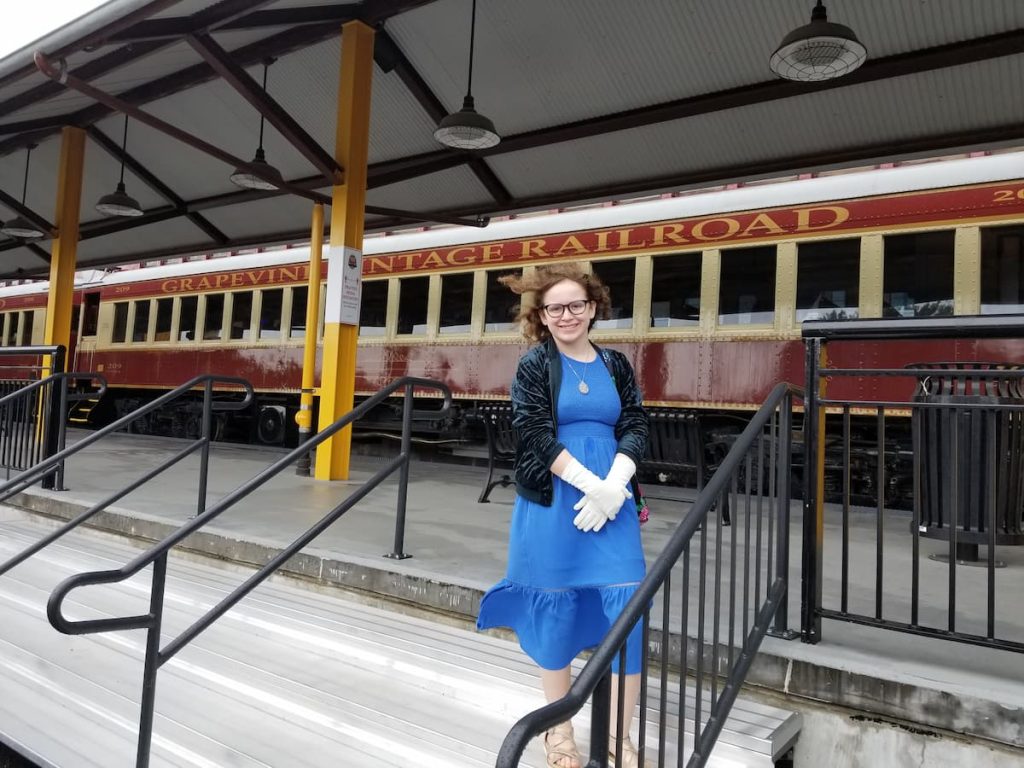 Dressing the part for the vintage railroad