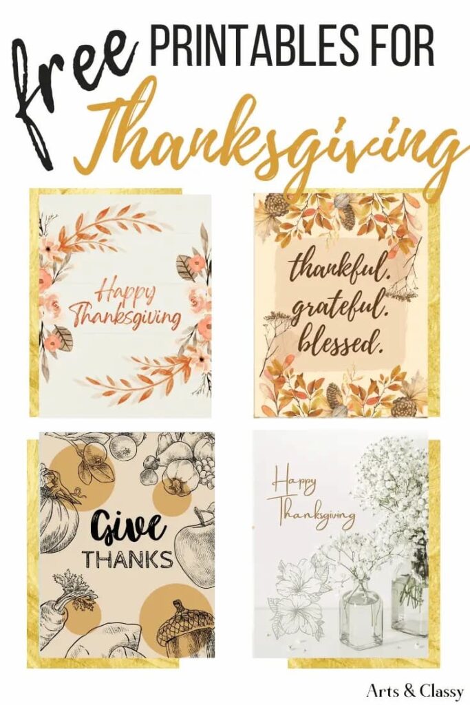 Thanksgiving signs to print