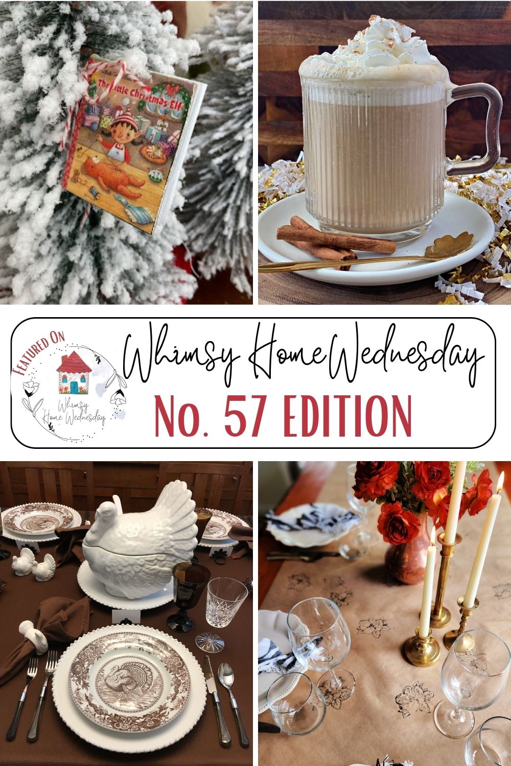 Join us on Whimsy Home Wednesday Blog Link Party No. 57 and see host projects, the features from the previous week and link up your posts!