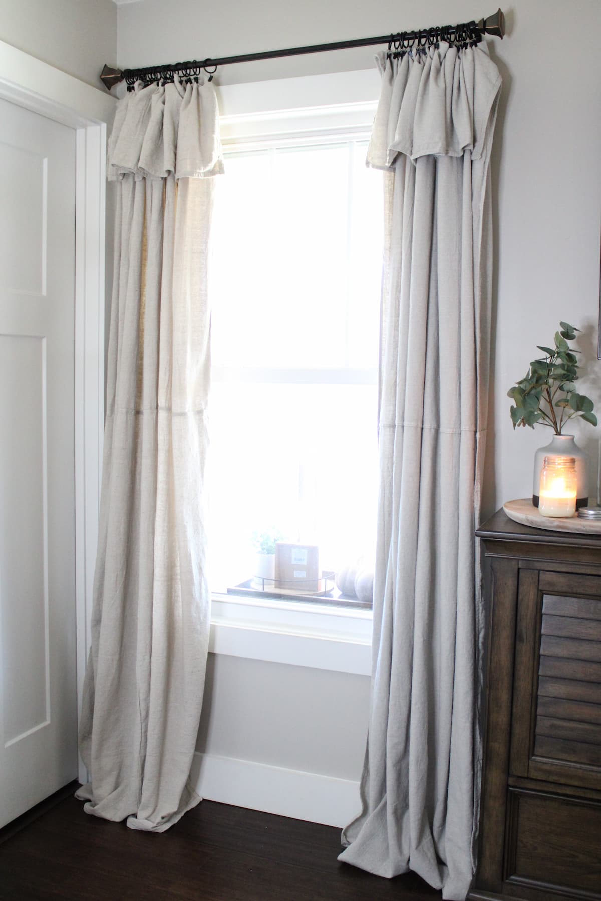 curtains on window