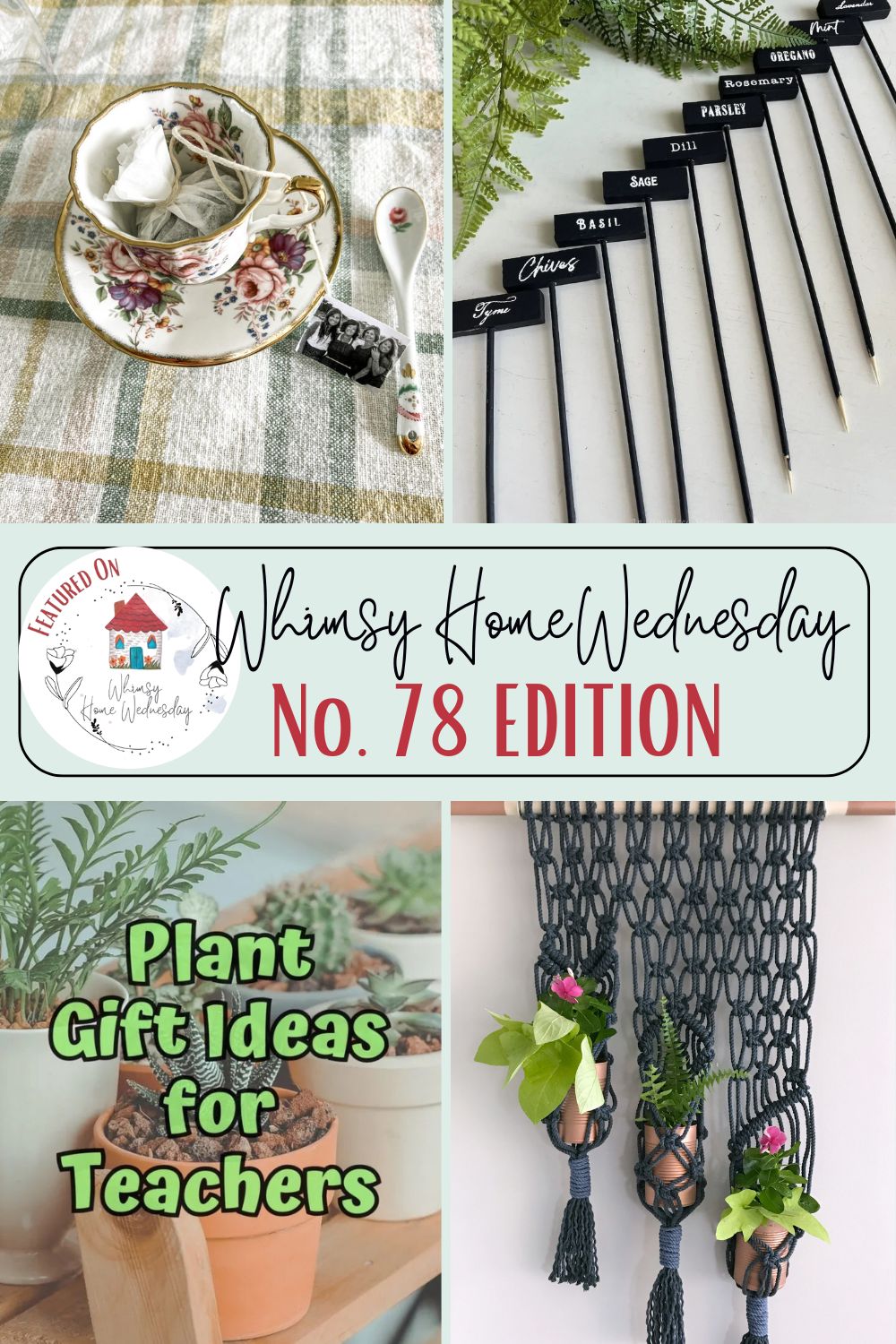 Join us on Whimsy Home Wednesday Blog Link Party No. 78 and see host projects, the features from the previous week and link up your posts!