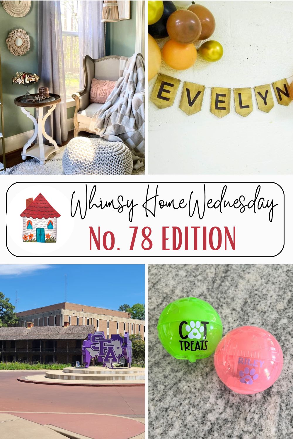 Whimsy Home Wednesday Blog Link Party No. 78