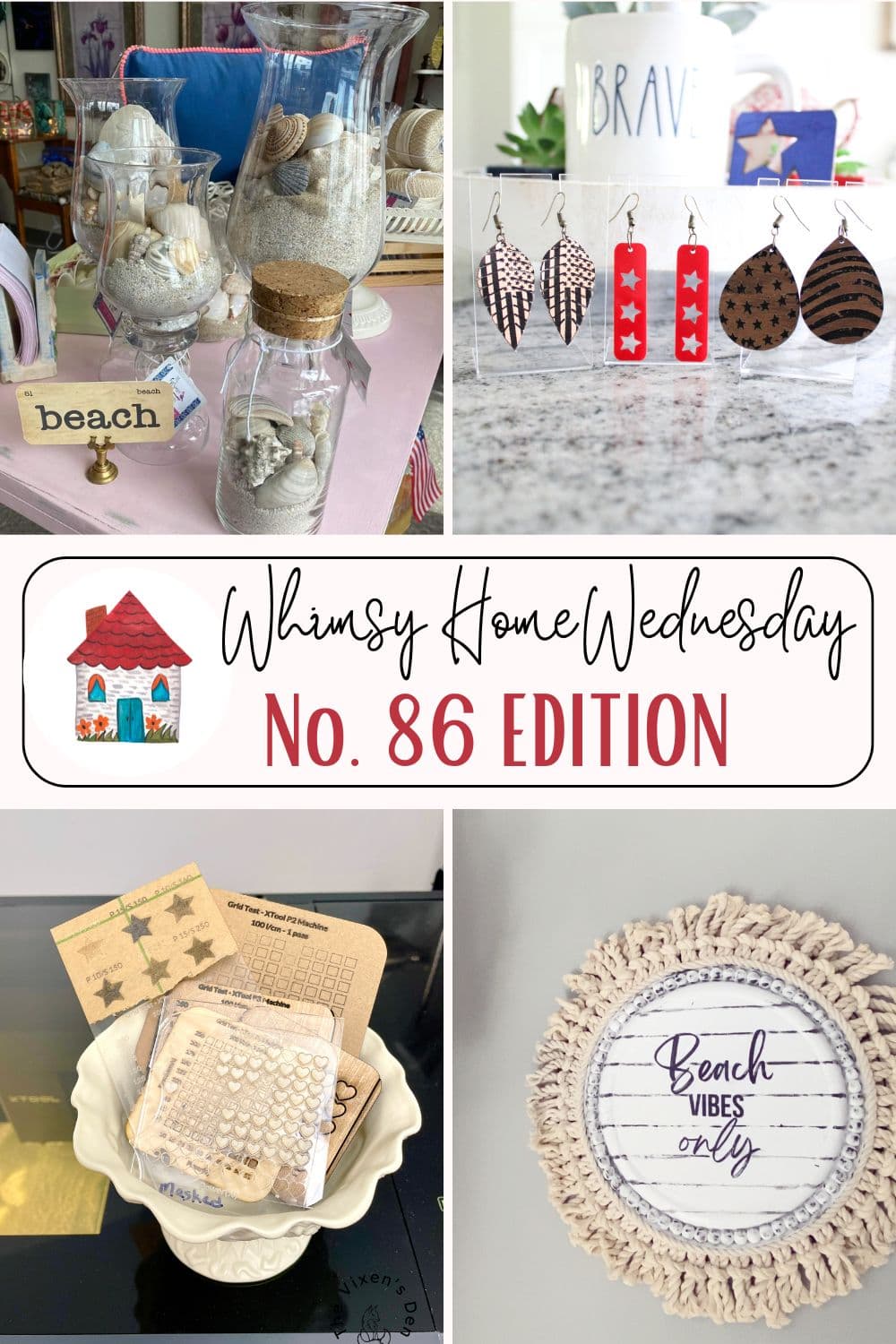 Join us on Whimsy Home Wednesday Blog Link Party No. 86 and see host projects, the features from the previous week and link up your posts!