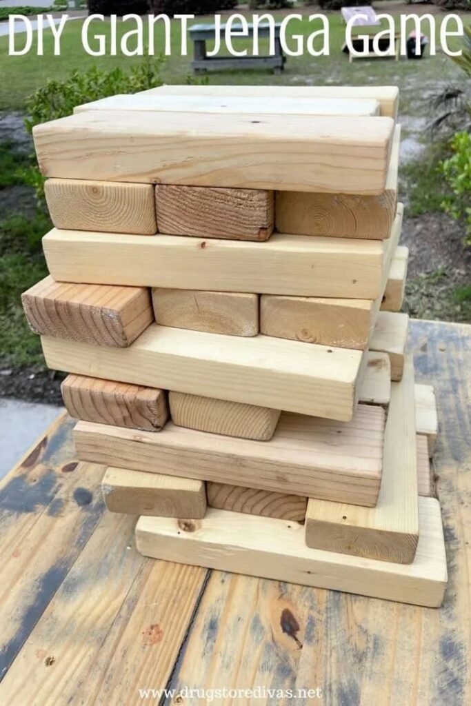 large blocks stacked