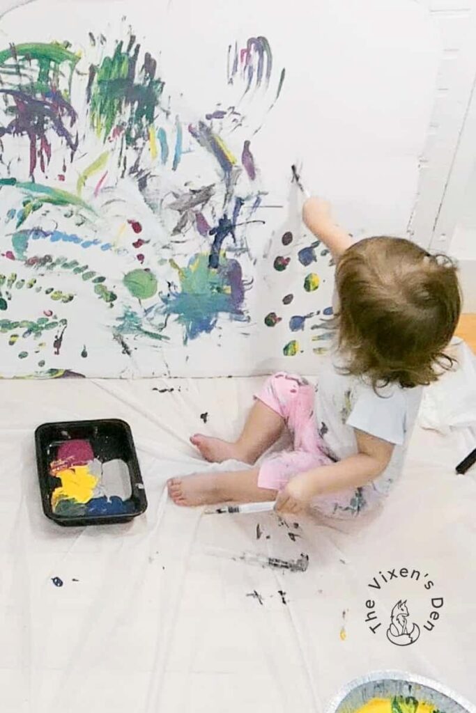 child painting