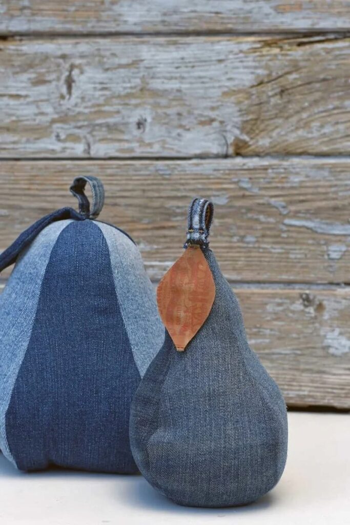 pears made of denim