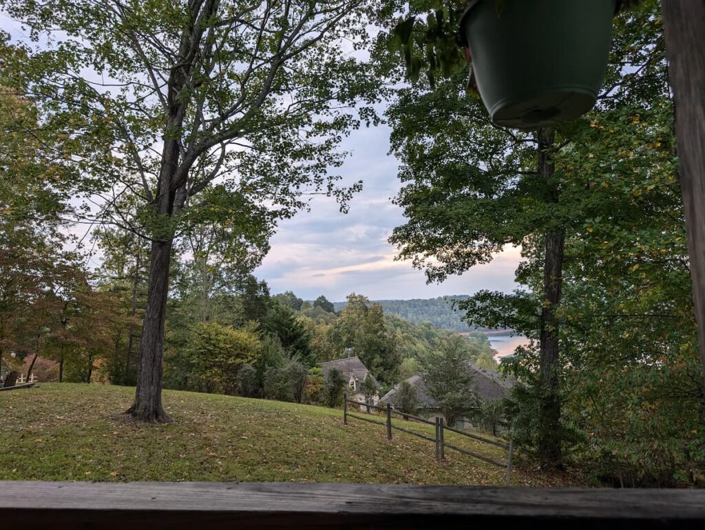 Tennessee back porch view