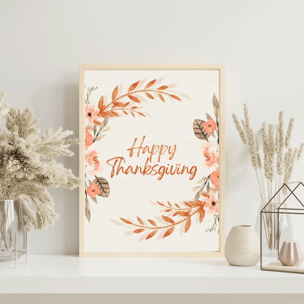 Happy Thanksgiving Sign