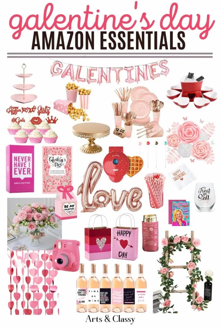 galentine amazon graphic